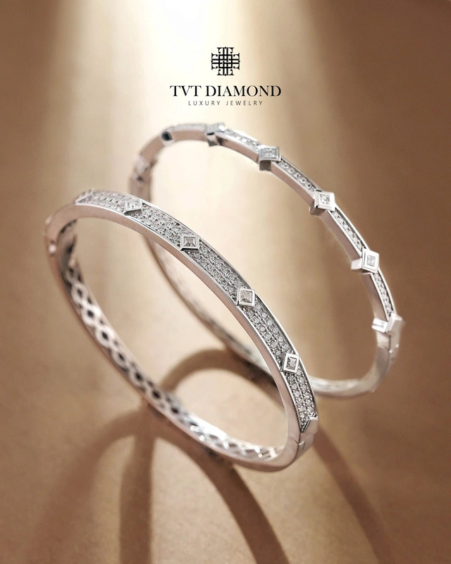 Lắc tay kim cương thiết kế