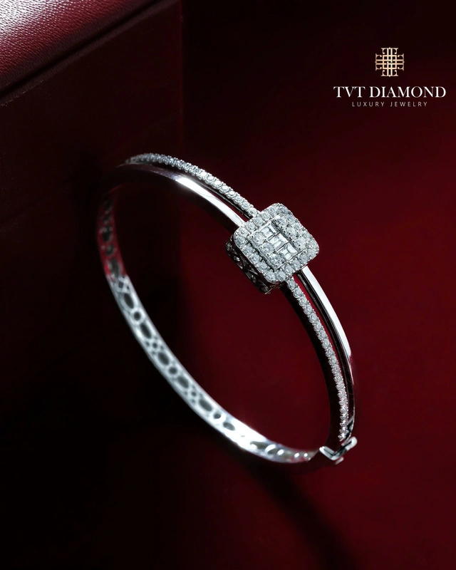Lắc tay kim cương thiết kế